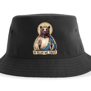 In Bear We Trust I Choose The Bear 2024 Sustainable Bucket Hat