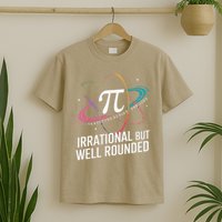 Irrational But Well Rounded Pi Day Math Teacher Student T-Shirt