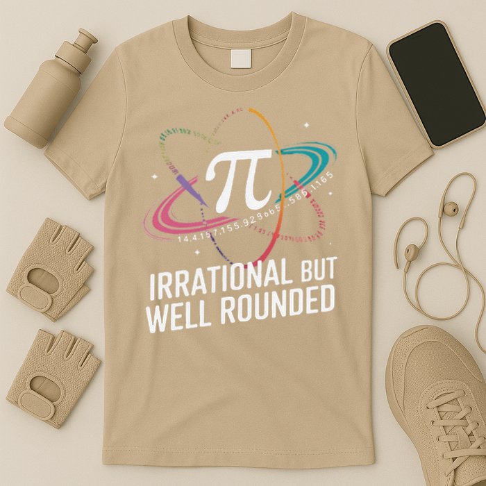 Irrational But Well Rounded Pi Day Math Teacher Student T-Shirt