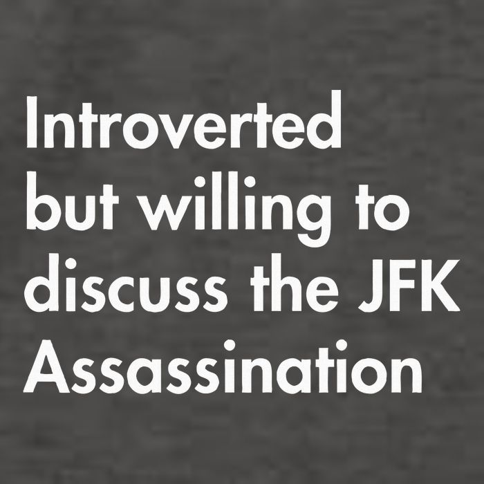 Introverted But Willing To Discuss The Jfk Assassination Vector Backpack