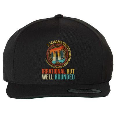Irrational But Wellrounded Pi Digits Wool Snapback Cap