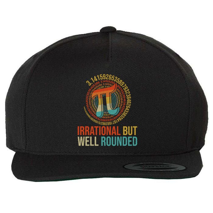 Irrational But Wellrounded Pi Digits Wool Snapback Cap