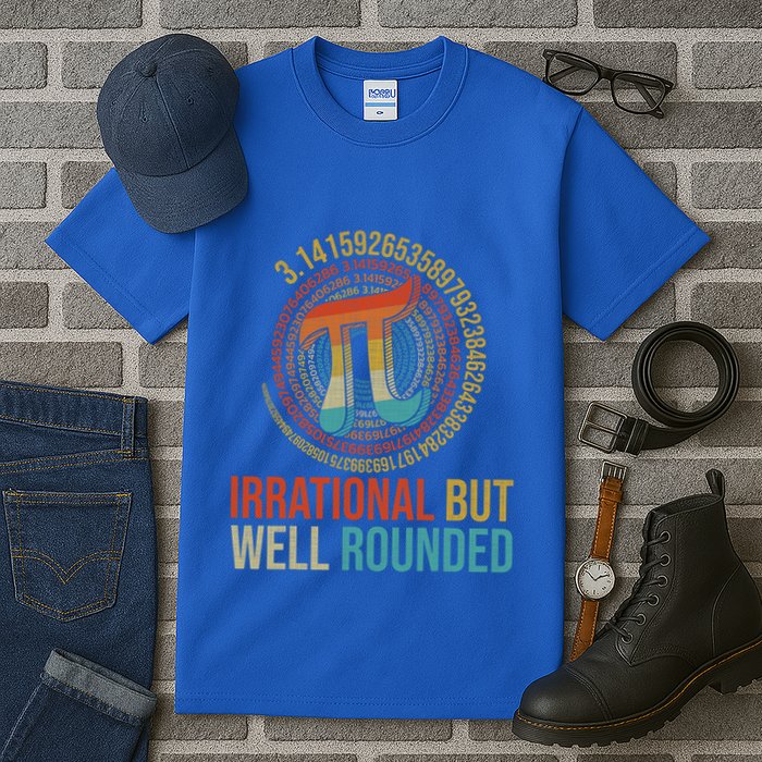 Irrational But Wellrounded Pi Digits Tall T-Shirt
