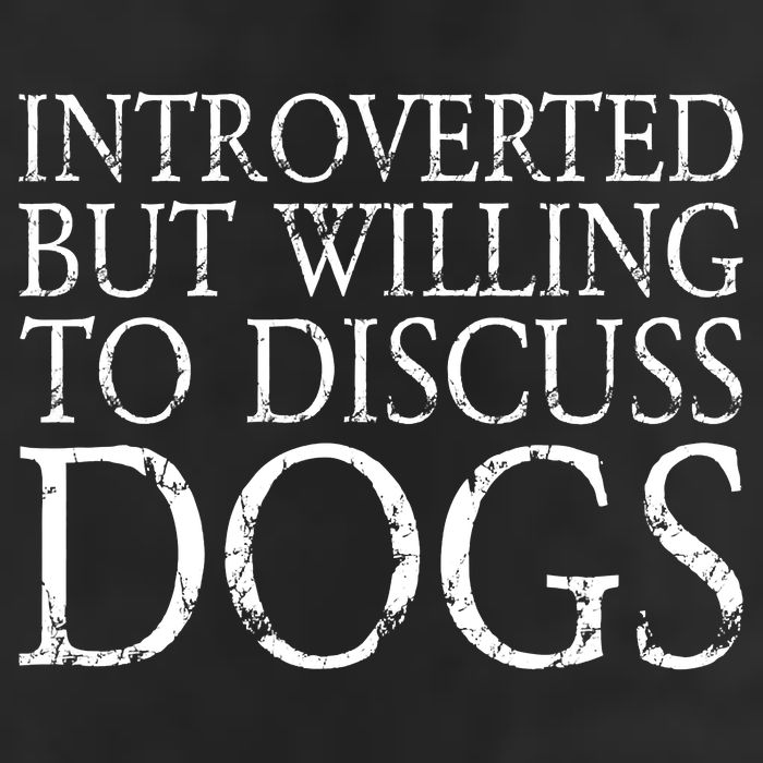 Introverted But Willing To Discuss Dogs Knit Cap Winter Beanie