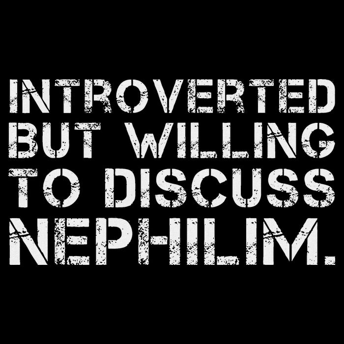 Introverted But Willing To Discuss Nephilim Poster