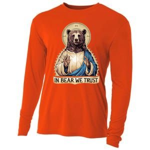 In Bear We Trust I Choose The Bear 2024 Cooling Performance Long Sleeve Crew