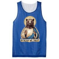 In Bear We Trust I Choose The Bear 2024 Mesh Reversible Basketball Jersey Tank