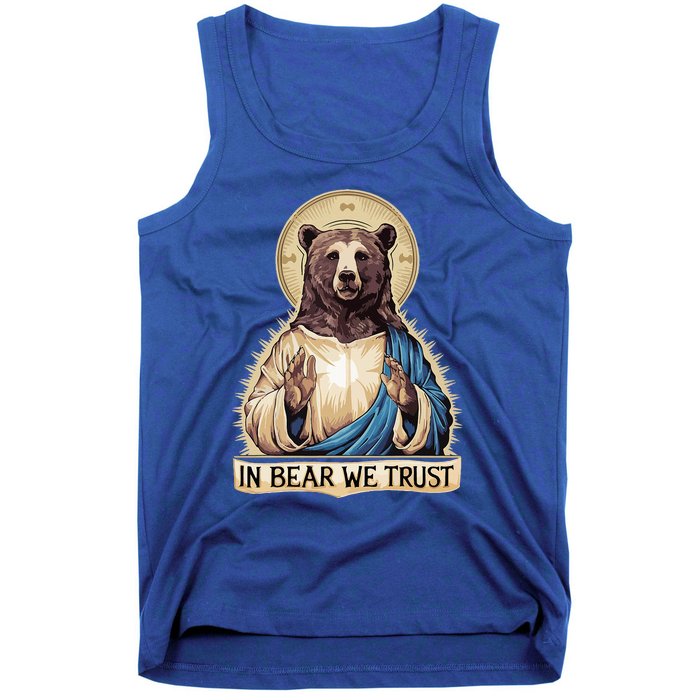 In Bear We Trust I Choose The Bear 2024 Tank Top