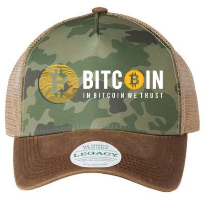 In Bitcoin We Trust Legacy Tie Dye Trucker Hat