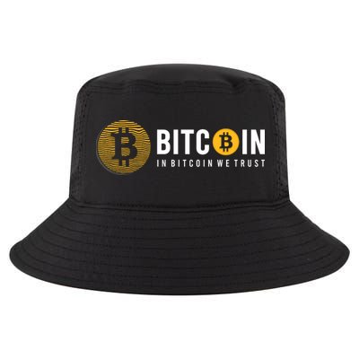 In Bitcoin We Trust Cool Comfort Performance Bucket Hat