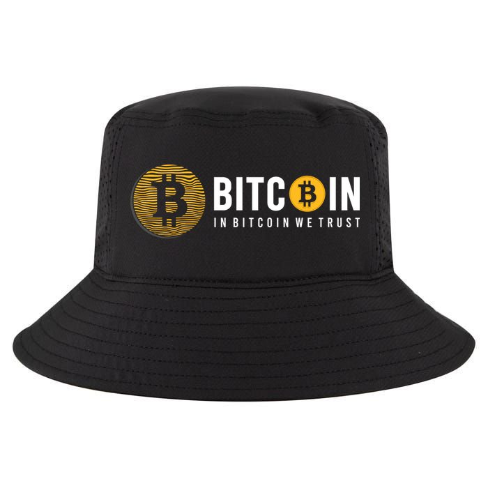 In Bitcoin We Trust Cool Comfort Performance Bucket Hat