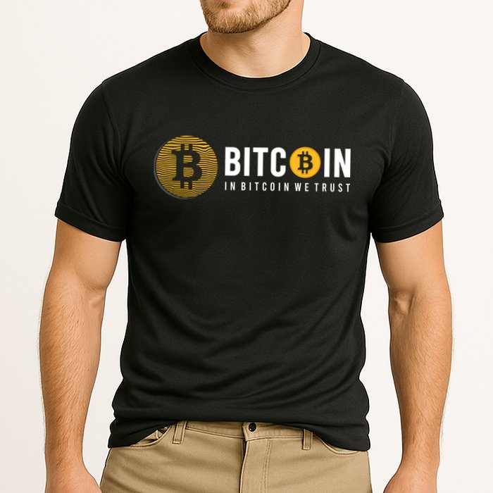 In Bitcoin We Trust Cooling Performance Crew T-Shirt