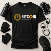 In Bitcoin We Trust Cooling Performance Crew T-Shirt