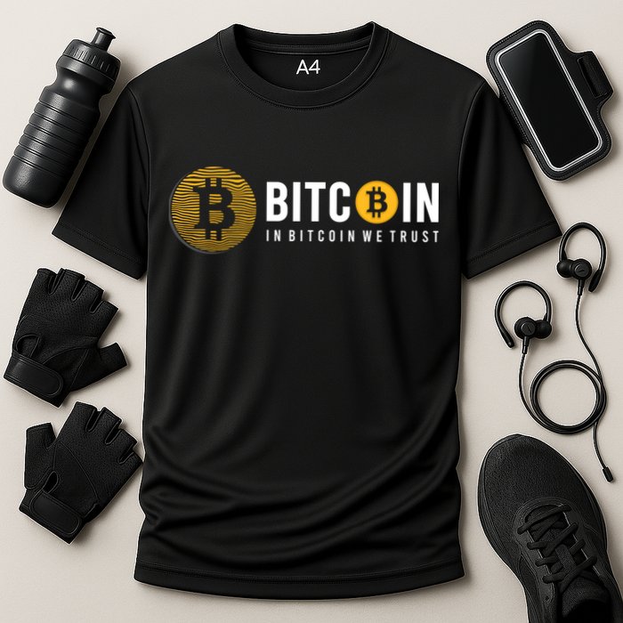 In Bitcoin We Trust Cooling Performance Crew T-Shirt