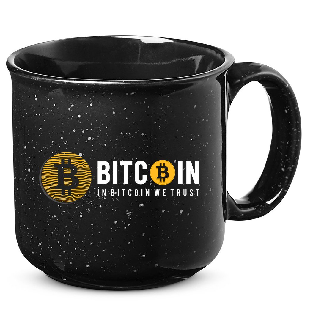 In Bitcoin We Trust 15oz Campfire Ceramic Mug