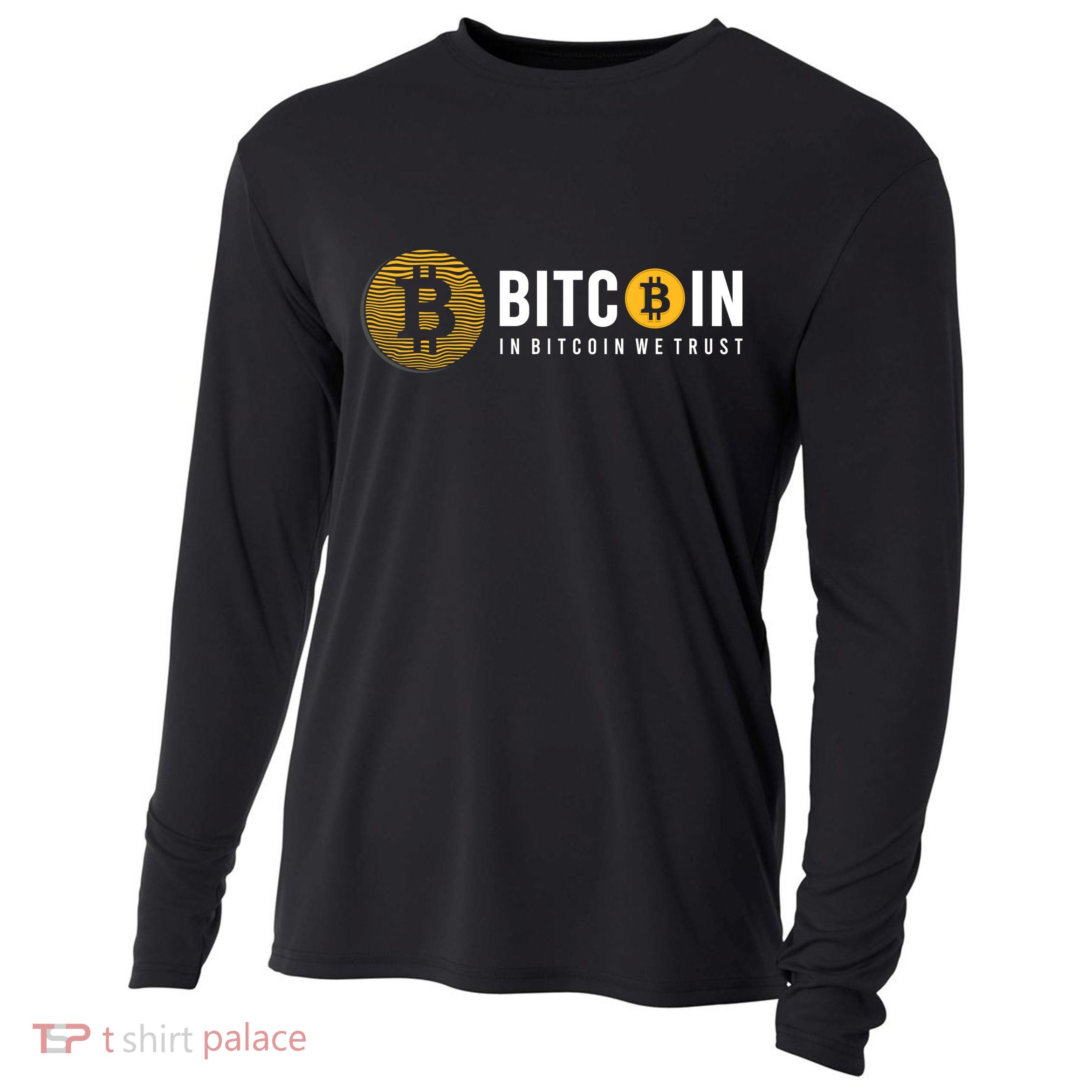 In Bitcoin We Trust Cooling Performance Long Sleeve Crew