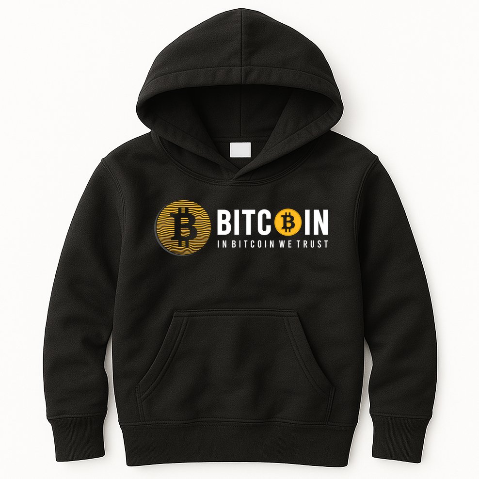 In Bitcoin We Trust Kids Hoodie