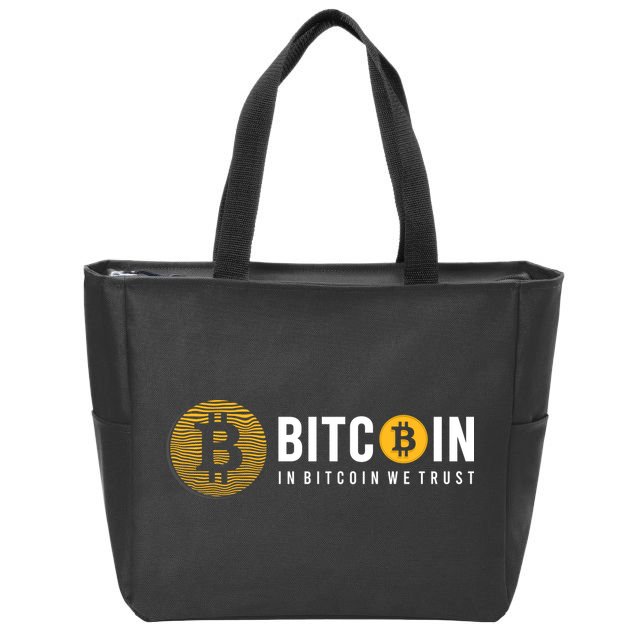 In Bitcoin We Trust Zip Tote Bag