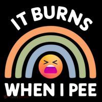 It Burns When I Pee Funny Sarcastic City Backpack