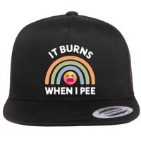 It Burns When I Pee Funny Sarcastic Flatbill Hat