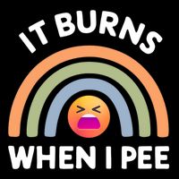 It Burns When I Pee Funny Sarcastic 16 in Basic Backpack