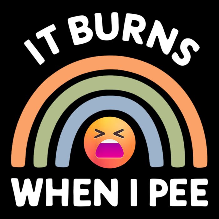 It Burns When I Pee Funny Sarcastic 16 in Basic Backpack