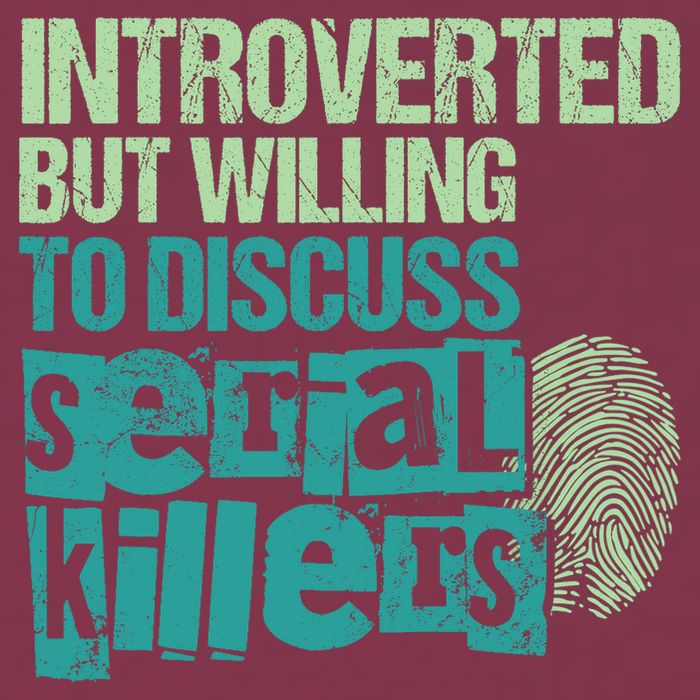 Introverted But Willing To Discuss Serial Killers True Crime 16oz Travel Tumbler