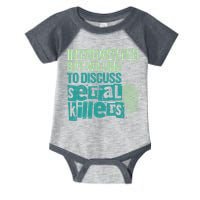 Introverted But Willing To Discuss Serial Killers True Crime Infant Baby Jersey Bodysuit