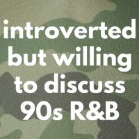 Introverted But Willing To Discuss 90s R&B Funny Music Fan Legacy Tie Dye Trucker Hat