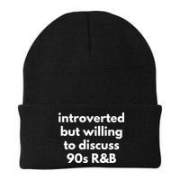 Introverted But Willing To Discuss 90s R&B Funny Music Fan Beanie
