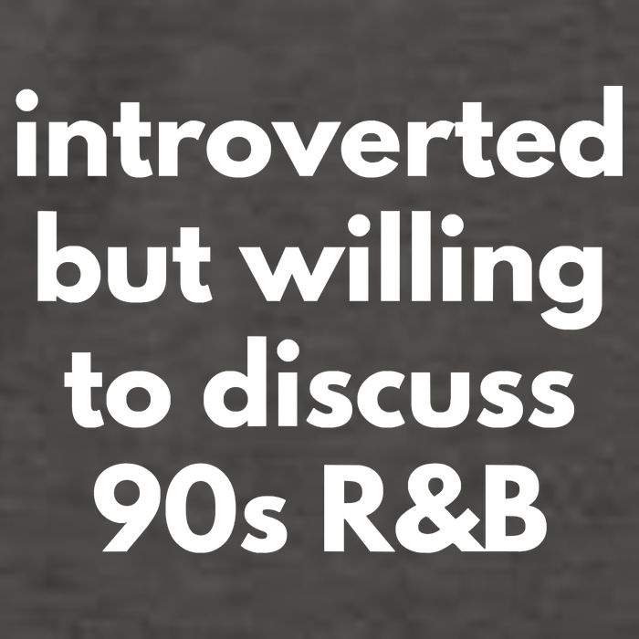 Introverted But Willing To Discuss 90s R&B Funny Music Fan Vector Backpack