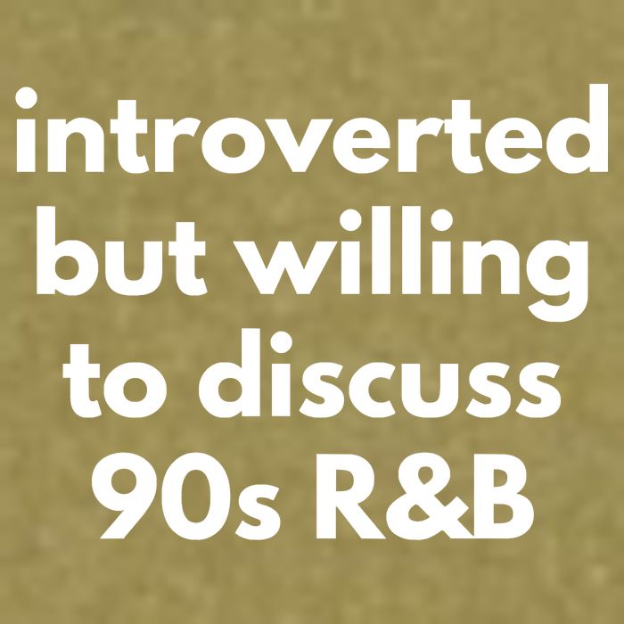 Introverted But Willing To Discuss 90s R&B Funny Music Fan Garment-Dyed Women's Muscle Tee