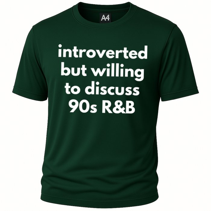 Introverted But Willing To Discuss 90s R&B Funny Music Fan Performance Shirt