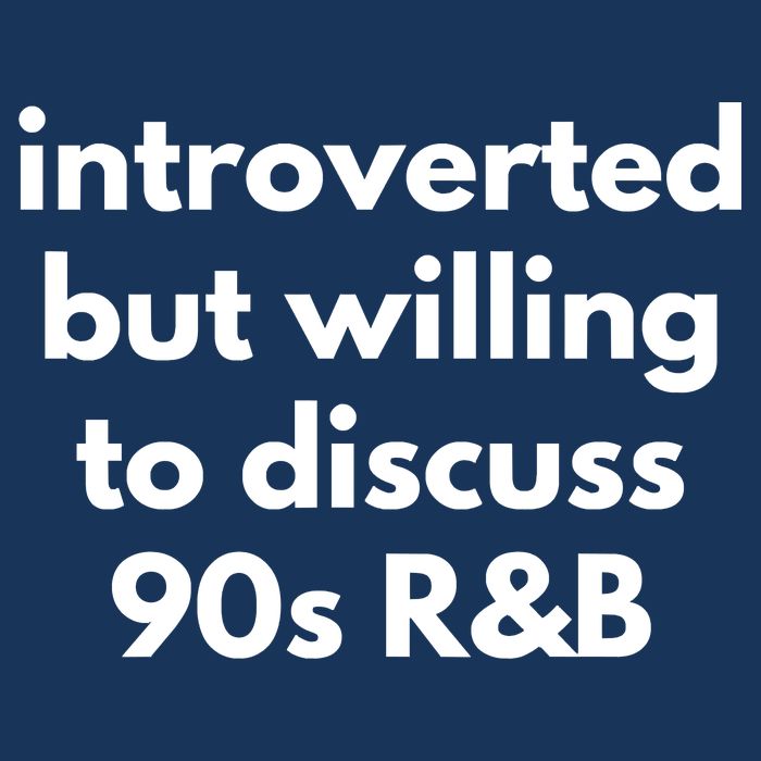Introverted But Willing To Discuss 90s R&B Funny Music Fan Infant Baby Jersey Bodysuit