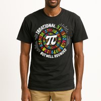 Irrational But Well Rounded 3.14 Pi Day Math Geek Teacher Tall T-Shirt