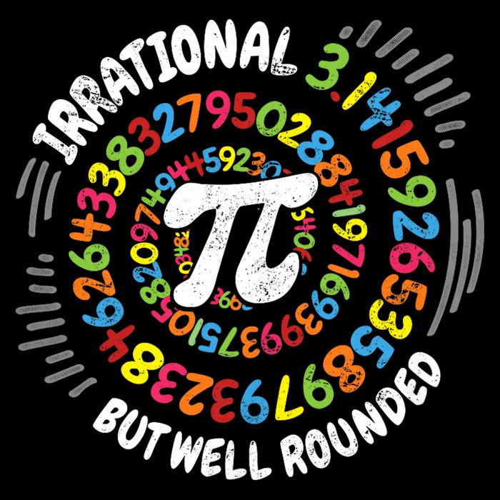 Irrational But Well Rounded 3.14 Pi Day Math Geek Teacher Mousepad
