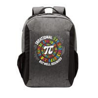 Irrational But Well Rounded 3.14 Pi Day Math Geek Teacher Vector Backpack