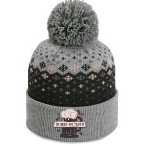 In Beer We Trust The Baniff Cuffed Pom Beanie