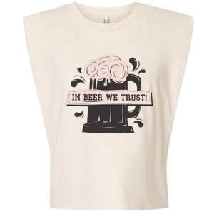 In Beer We Trust Garment-Dyed Women's Muscle Tee