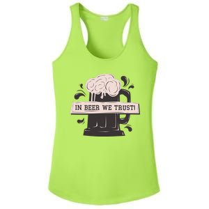 In Beer We Trust Ladies PosiCharge Competitor Racerback Tank