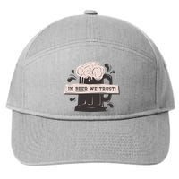 In Beer We Trust 7-Panel Snapback Hat