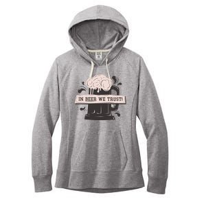 In Beer We Trust Women's Fleece Hoodie