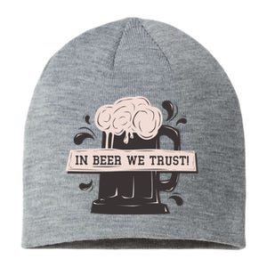 In Beer We Trust Sustainable Beanie