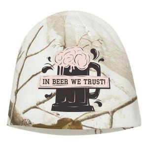 In Beer We Trust Kati - Camo Knit Beanie