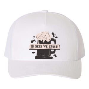 In Beer We Trust Yupoong Adult 5-Panel Trucker Hat