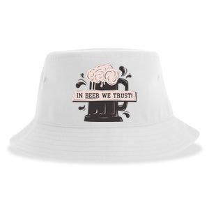 In Beer We Trust Sustainable Bucket Hat