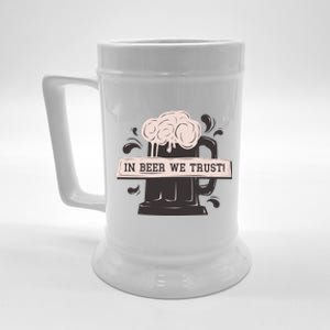 In Beer We Trust Beer Stein