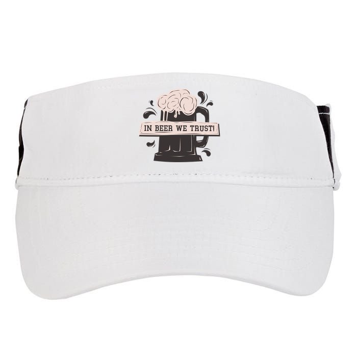 In Beer We Trust Adult Drive Performance Visor