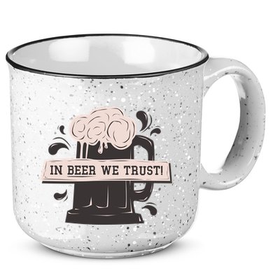In Beer We Trust 15oz Campfire Ceramic Mug