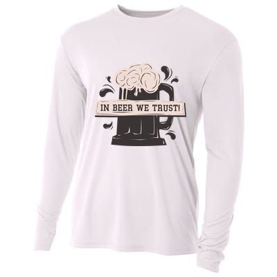 In Beer We Trust Cooling Performance Long Sleeve Crew